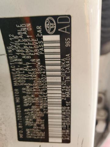2013 TOYOTA COROLLA BA - 2T1BU4EE1DC007477