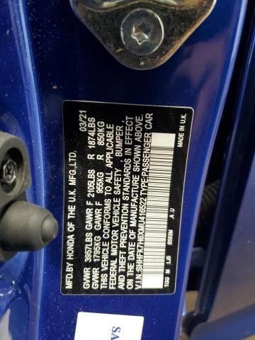 2021 HONDA CIVIC EX - SHHFK7H6XMU416522