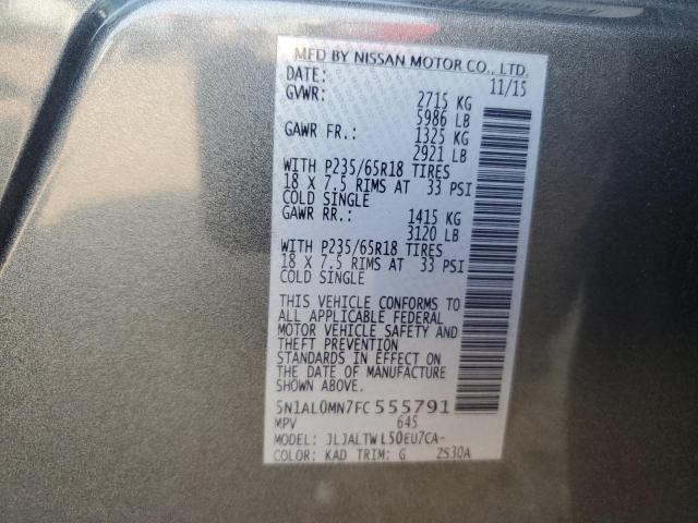 2015 INFINITI QX60 - 5N1AL0MN7FC555791