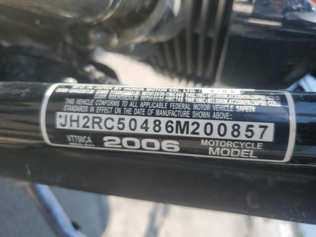 2006 HONDA VT750 CA JH2RC50486M200857