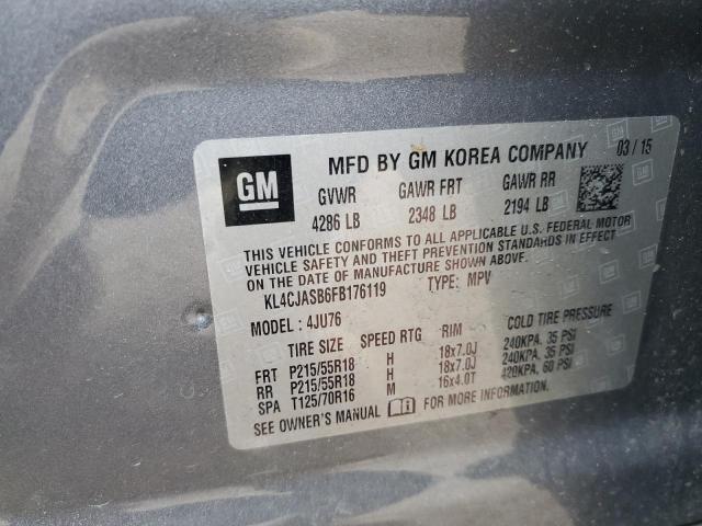 2015 BUICK ENCORE KL4CJASB6FB176119