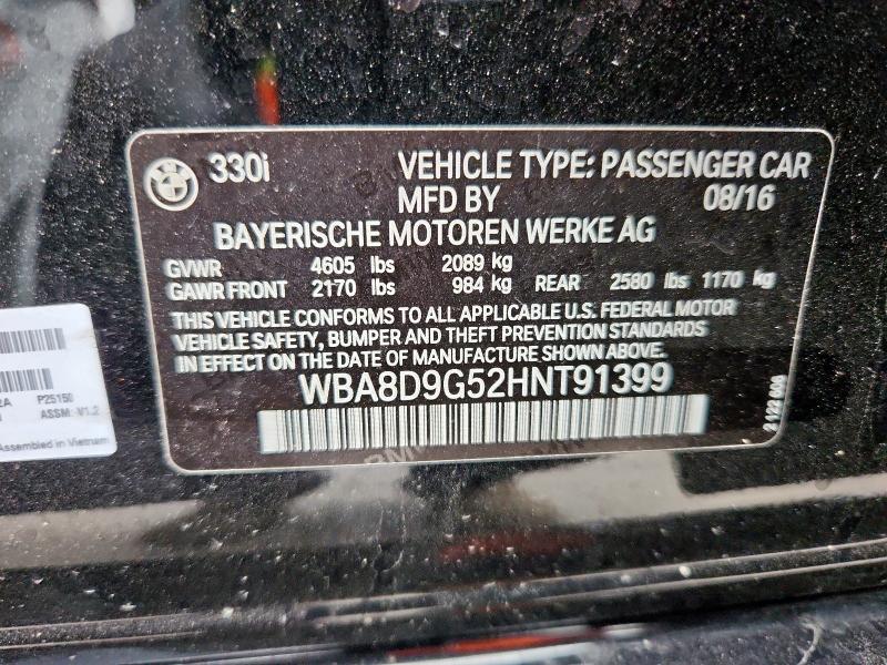 2017 BMW 330 #3296386671