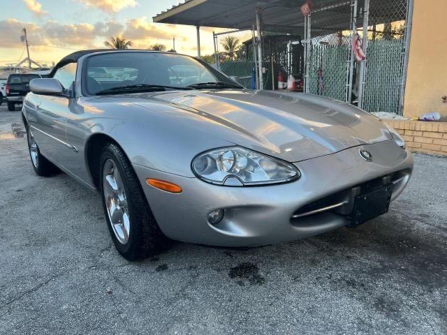 JAGUAR XK8 1999 silver converti gas SAJGX204XXC041660 photo #1