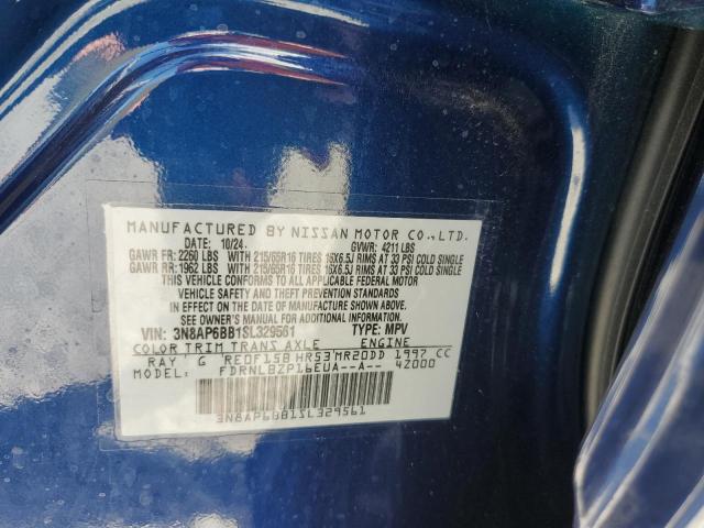 2025 NISSAN KICKS S 3N8AP6BB1SL329561