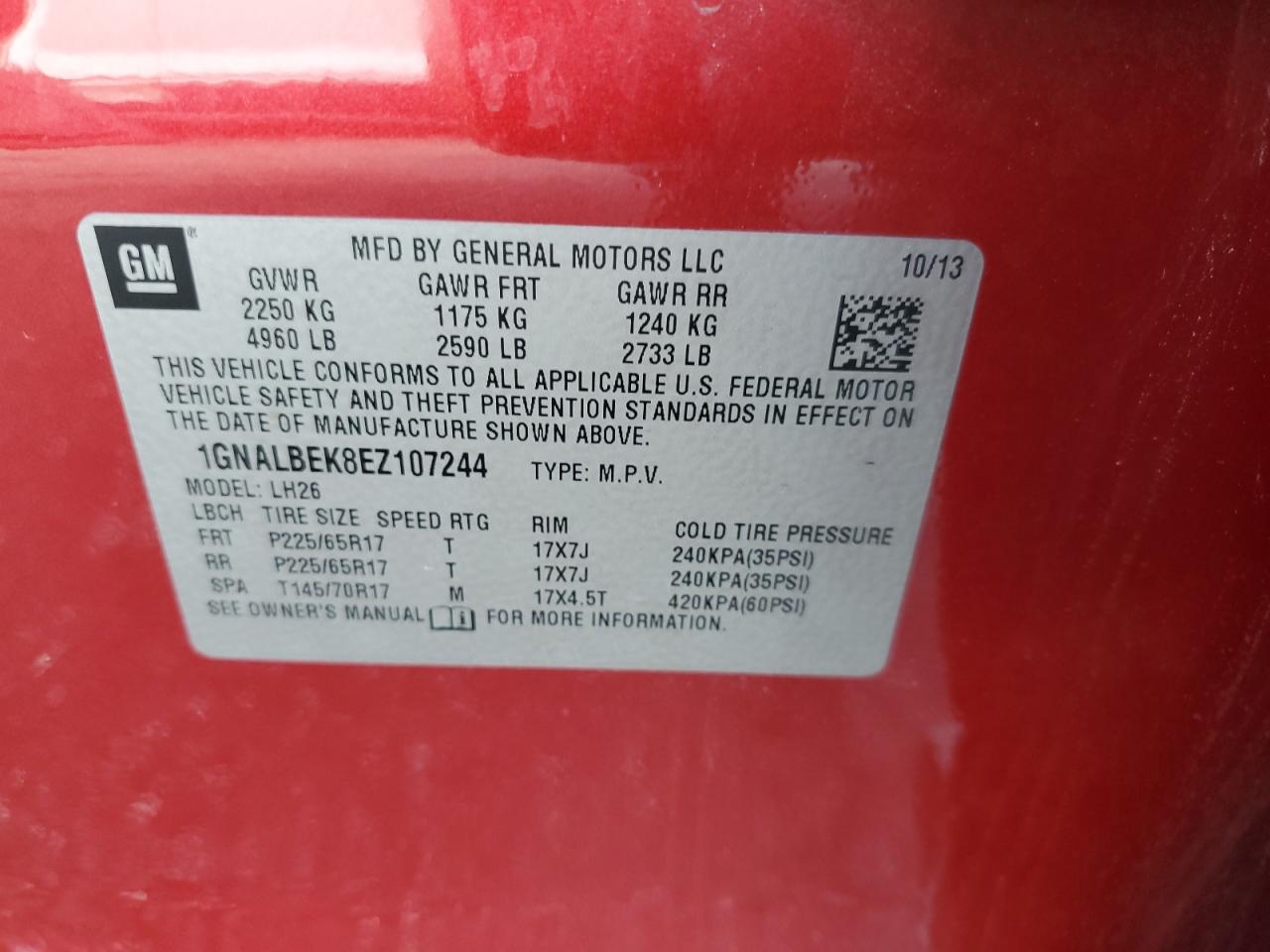 CHEVROLET EQUINOX LT