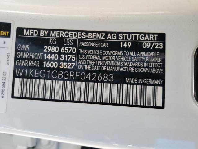 2024 MERCEDES-BENZ EQE SEDAN W1KEG1CB3RF042683