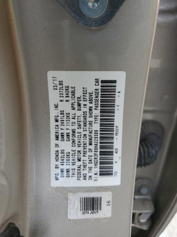 2017 HONDA ACCORD EXL 1HGCR3F89HA029599