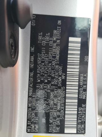 2013 TOYOTA HIGHLANDER BASE #3294499530