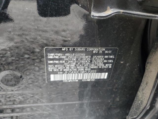 2021 SUBARU FORESTER LIMITED JF2SKAUC1MH535893