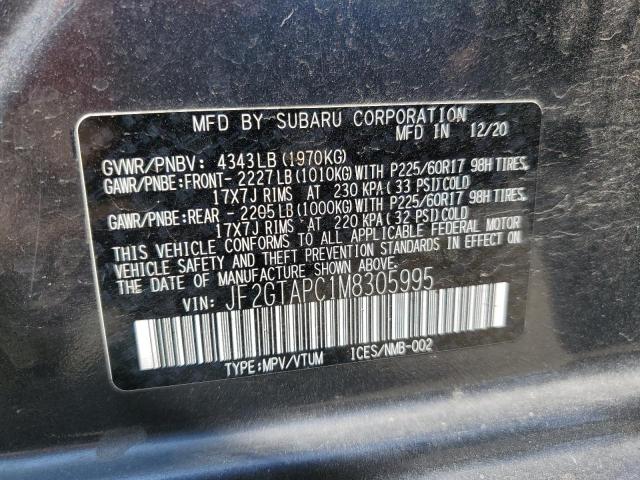 2021 SUBARU CROSSTREK JF2GTAPC1M8305995