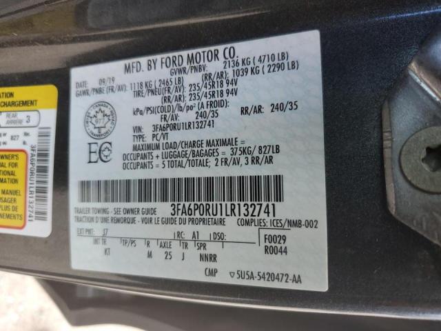 2020 FORD FUSION TIT - 3FA6P0RU1LR132741