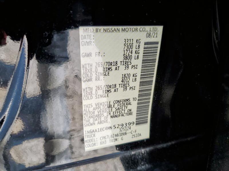2021 NISSAN TITAN S 1N6AA1EC4MN529399