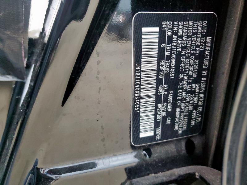 2022 NISSAN ROGUE SPORT SL JN1BJ1CV0NW340551