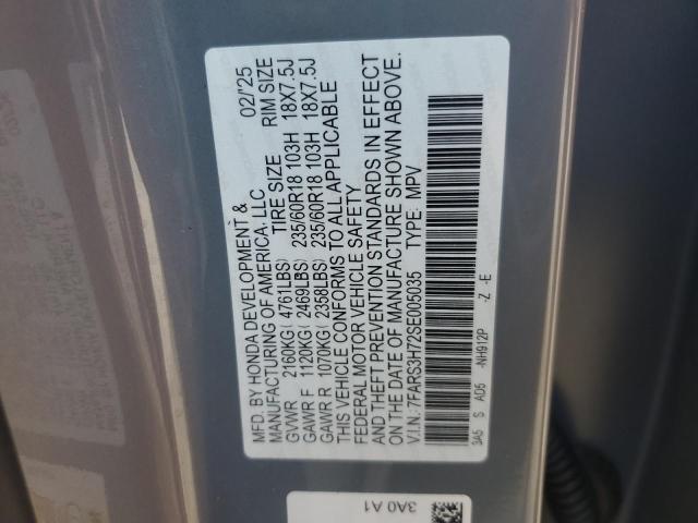 2025 HONDA CR-V EXL - 7FARS3H72SE005035