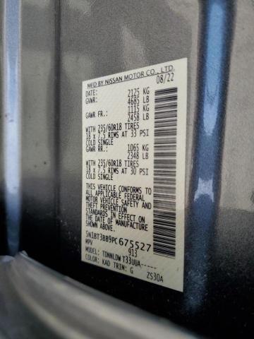 2023 NISSAN ROGUE SV 5N1BT3BB9PC675527
