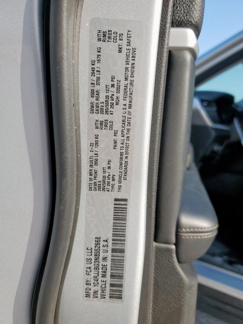 2022 JEEP GRAND CHER 1C4RJJBG3N8552668