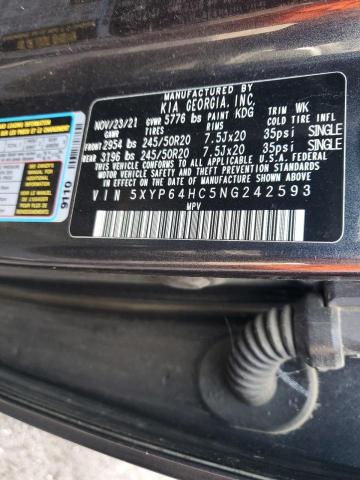 2022 KIA TELLURIDE 5XYP64HC5NG242593