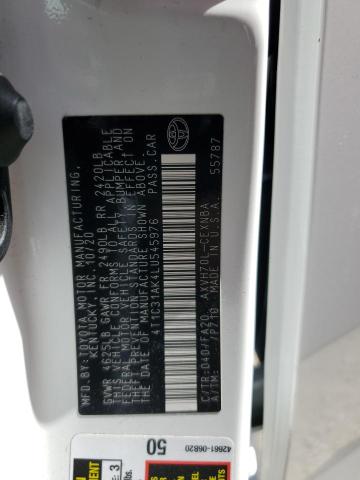 2020 TOYOTA CAMRY LE 4T1C31AK4LU545976