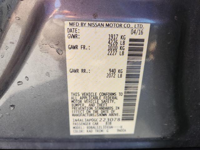 2016 NISSAN ALTIMA 2.5 1N4AL3AP0GC223078