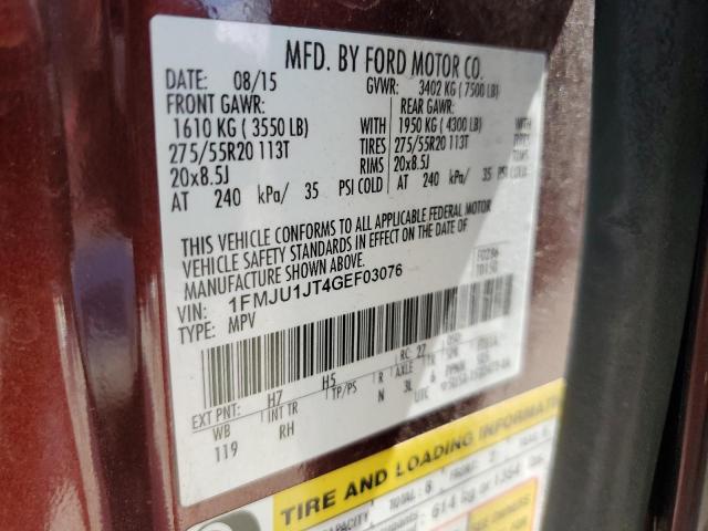 2016 FORD EXPEDITION XLT 1FMJU1JT4GEF03076