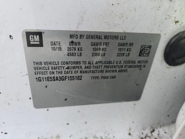 2016 CHEVROLET MALIBU LIM #3310439341