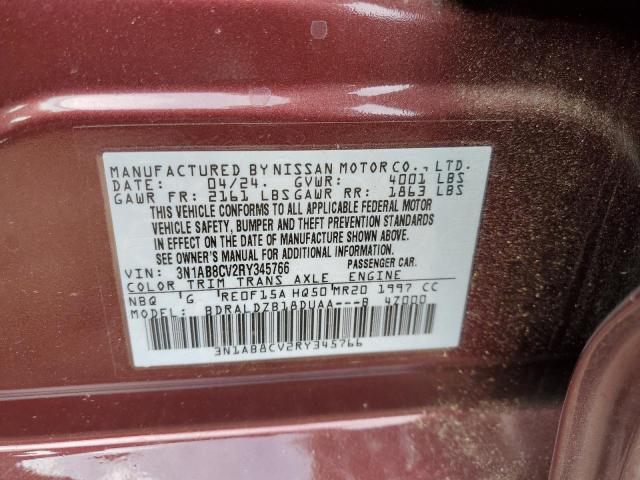 2024 NISSAN SENTRA SV - 3N1AB8CV2RY345766