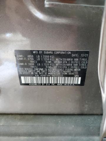 2022 SUBARU OUTBACK LI 4S4BTANC1N3172225
