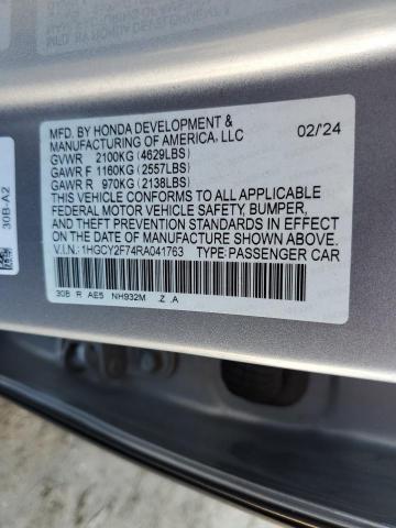 2024 HONDA ACCORD HYBRID SPORT-L - 1HGCY2F74RA041763