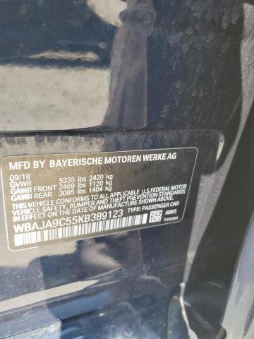 2019 BMW 530E WBAJA9C55KB389123