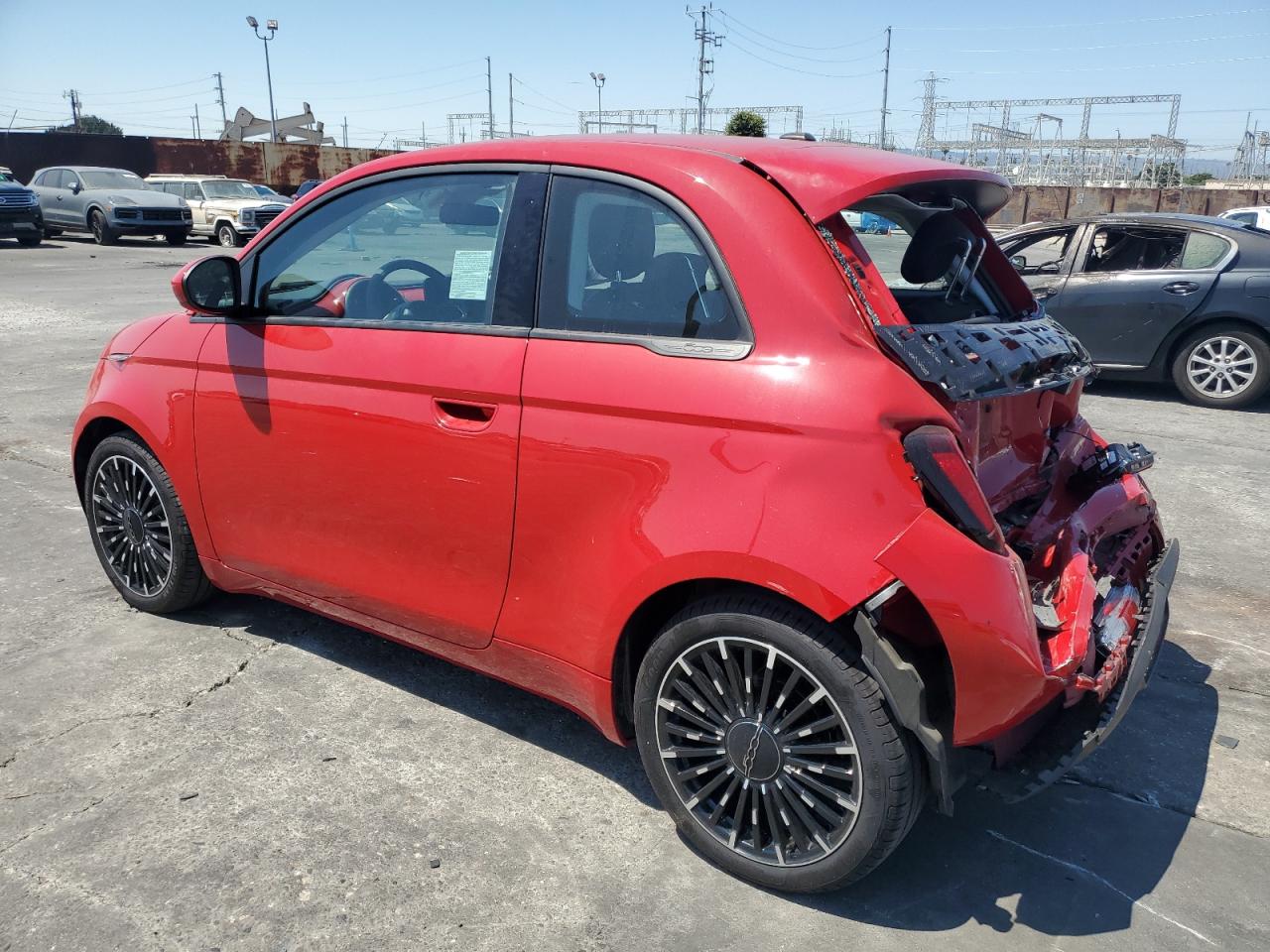 FIAT 500E E RED