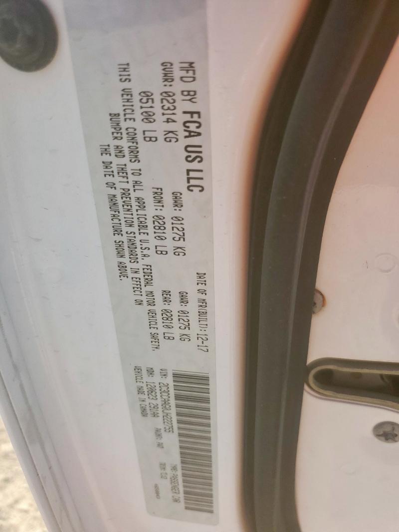 2018 CHRYSLER 300 TOURIN 2C3CCAAG0JH222755