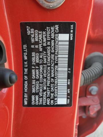 2018 HONDA CIVIC SPOR - SHHFK7H93JU207256