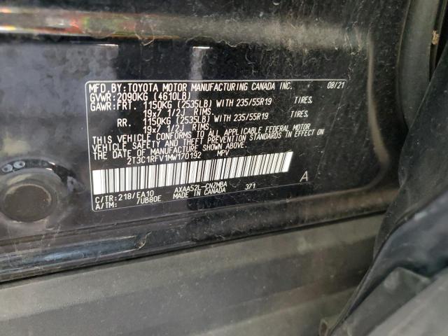 2021 TOYOTA RAV4 XLE P - 2T3C1RFV1MW170192