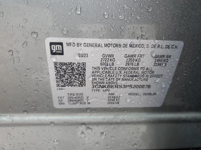 2023 CHEVROLET BLAZER RS 3GNKBERS3PS200076