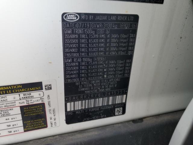 2020 LAND ROVER DISCOVERY - SALRR2RV8L2415351