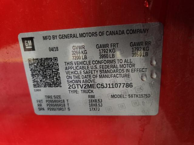 2018 GMC SIERRA K15 #3259273015