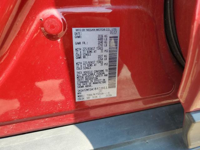 2017 NISSAN ROGUE S 5N1AT2MT1HC841861