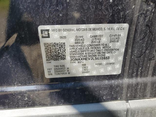 2020 CHEVROLET EQUINOX LS 3GNAXHEV2LS691653