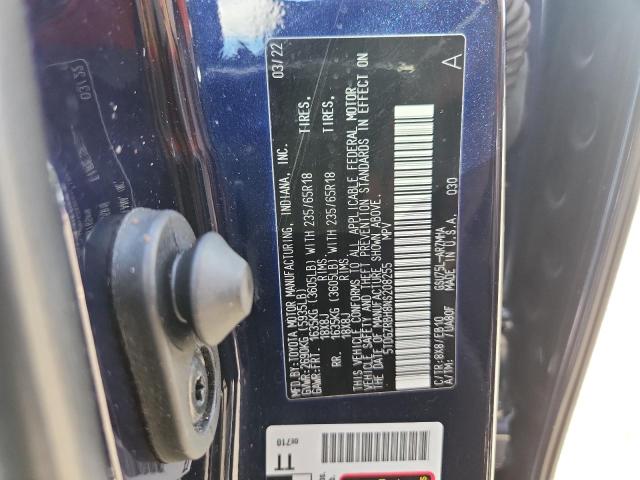 2022 TOYOTA HIGHLANDER 5TDGZRBH8NS208255