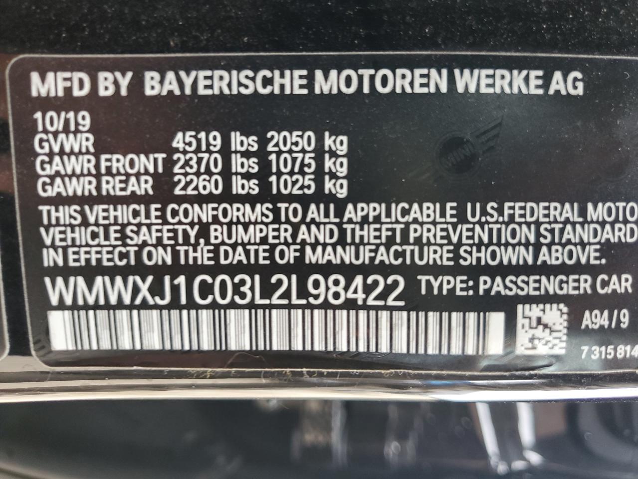 MINI COOPER S CLUBMAN ALL4