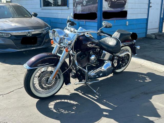 HARLEY-DAVIDSON FLSTN 2005 maroon road/str gas 1HD1BNY145Y098109 photo #3