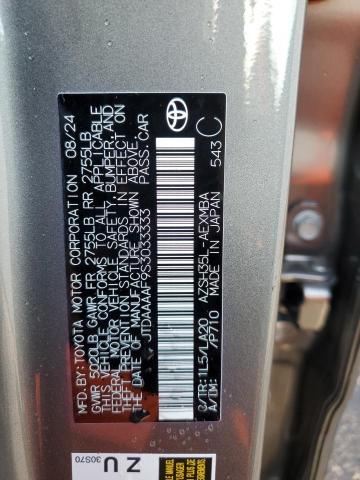 2025 TOYOTA CROWN XLE JTDAAAAF9S3033333