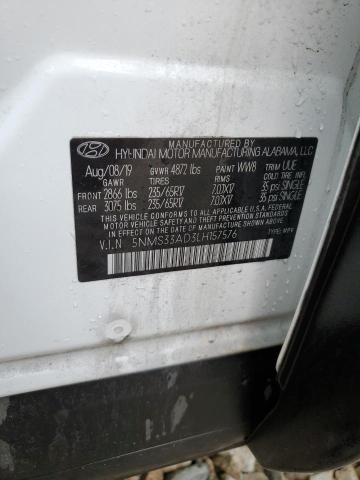 2020 HYUNDAI SANTA FE S 5NMS33AD3LH157576
