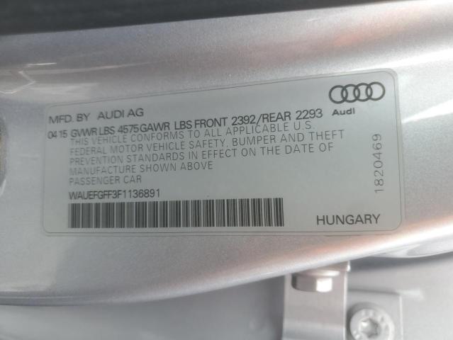 2015 AUDI A3 PREMIUM WAUEFGFF3F1136891