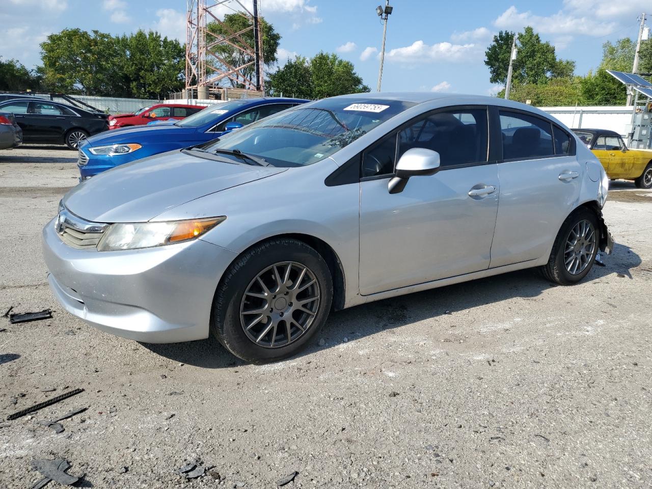 Lot #3264528501 2012 HONDA CIVIC LX