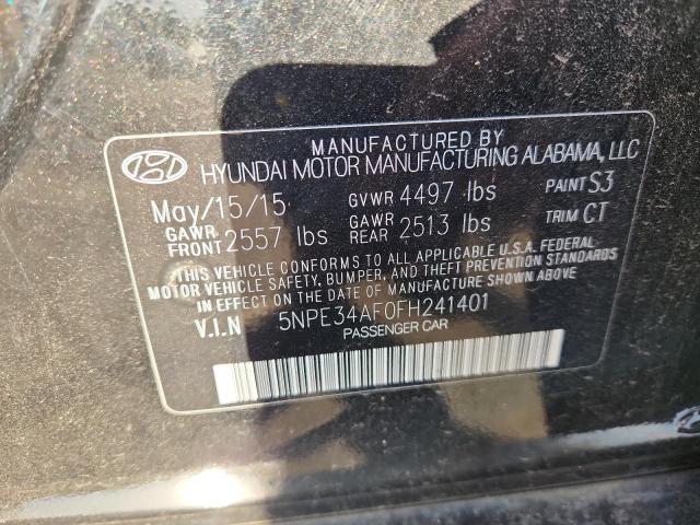 2015 HYUNDAI SONATA SPO 5NPE34AF0FH241401
