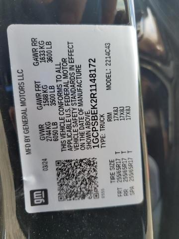 2024 CHEVROLET COLORADO 1GCPSBEK2R1148172