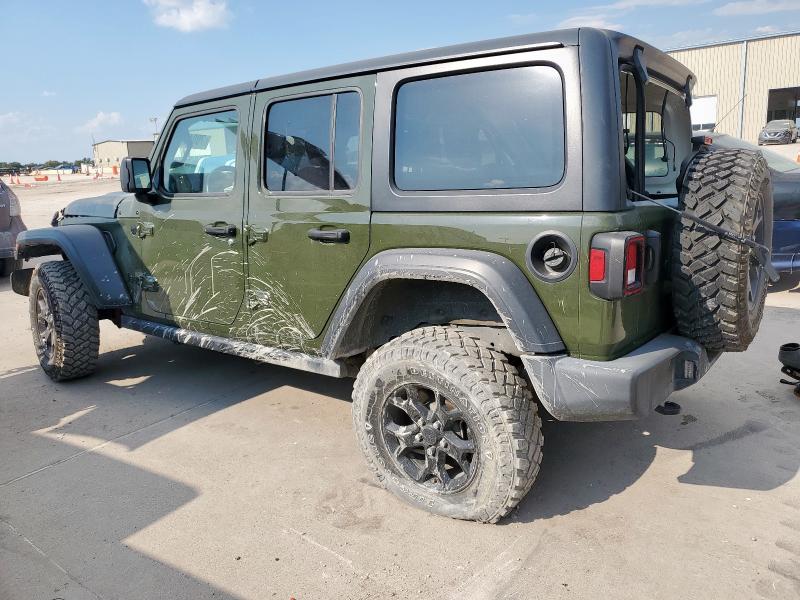 JEEP WRANGLER U 2020 green  gas 1C4HJXDN2LW332098 photo #3