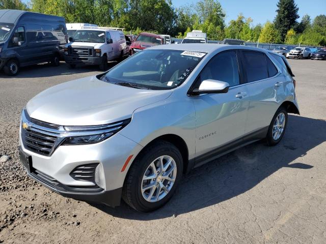 CHEVROLET EQUINOX LT 2022 silver  gas 3GNAXUEV3NL241032 photo #1