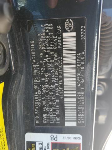 2015 TOYOTA CAMRY LE - 4T1BF1FK1FU110252